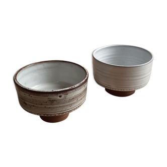 Two Vallauris Roger Collet cups