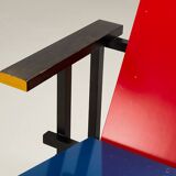 Gerrit Rietveld Red & Blue Chair for Cassina 1918/1970s