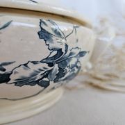 Soupière ancienne Gien Iris Terre de Fer