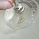 Former cut, engraved crystal wine glass, Rogaska Gallia, Slovenia