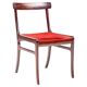Set of four Ole Wanscher 'Rungstedlund' chairs in mid-century Modernity style.