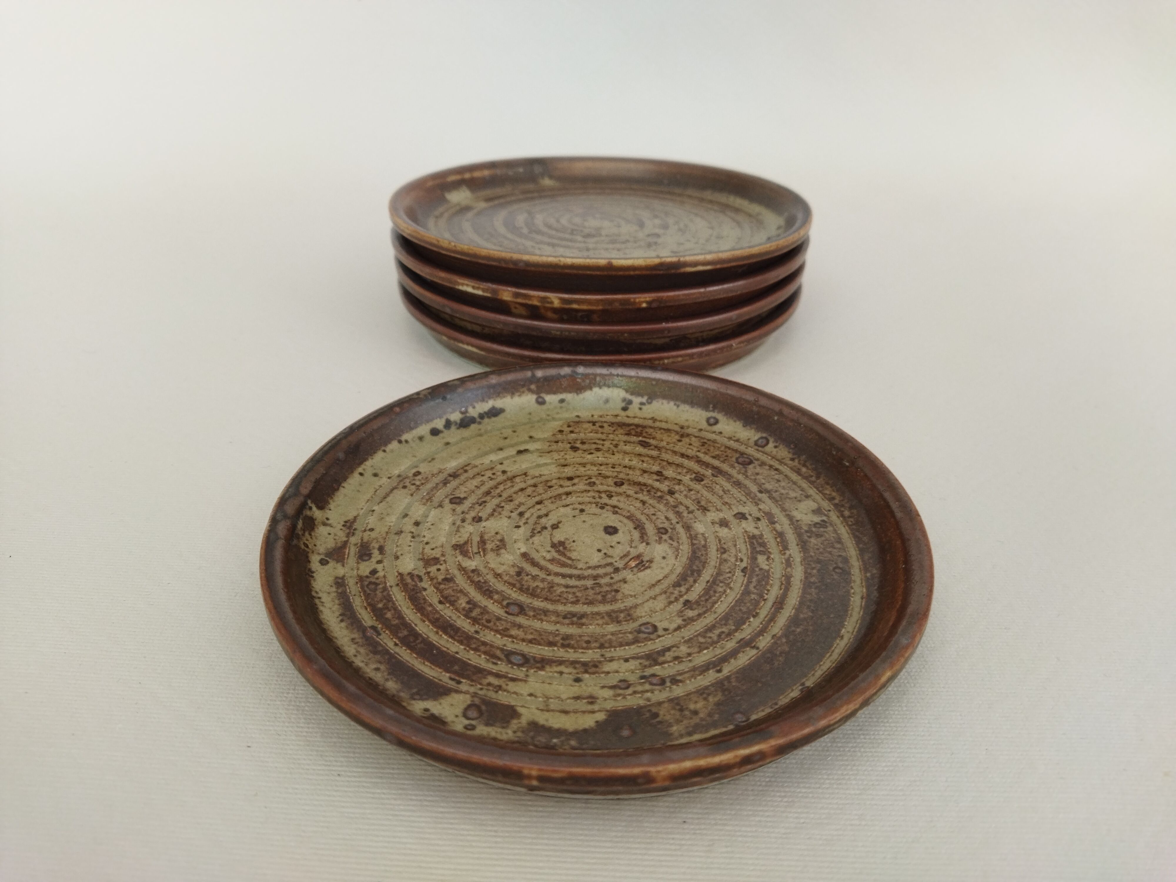 Stoneware tapas plates Rocaille Japan