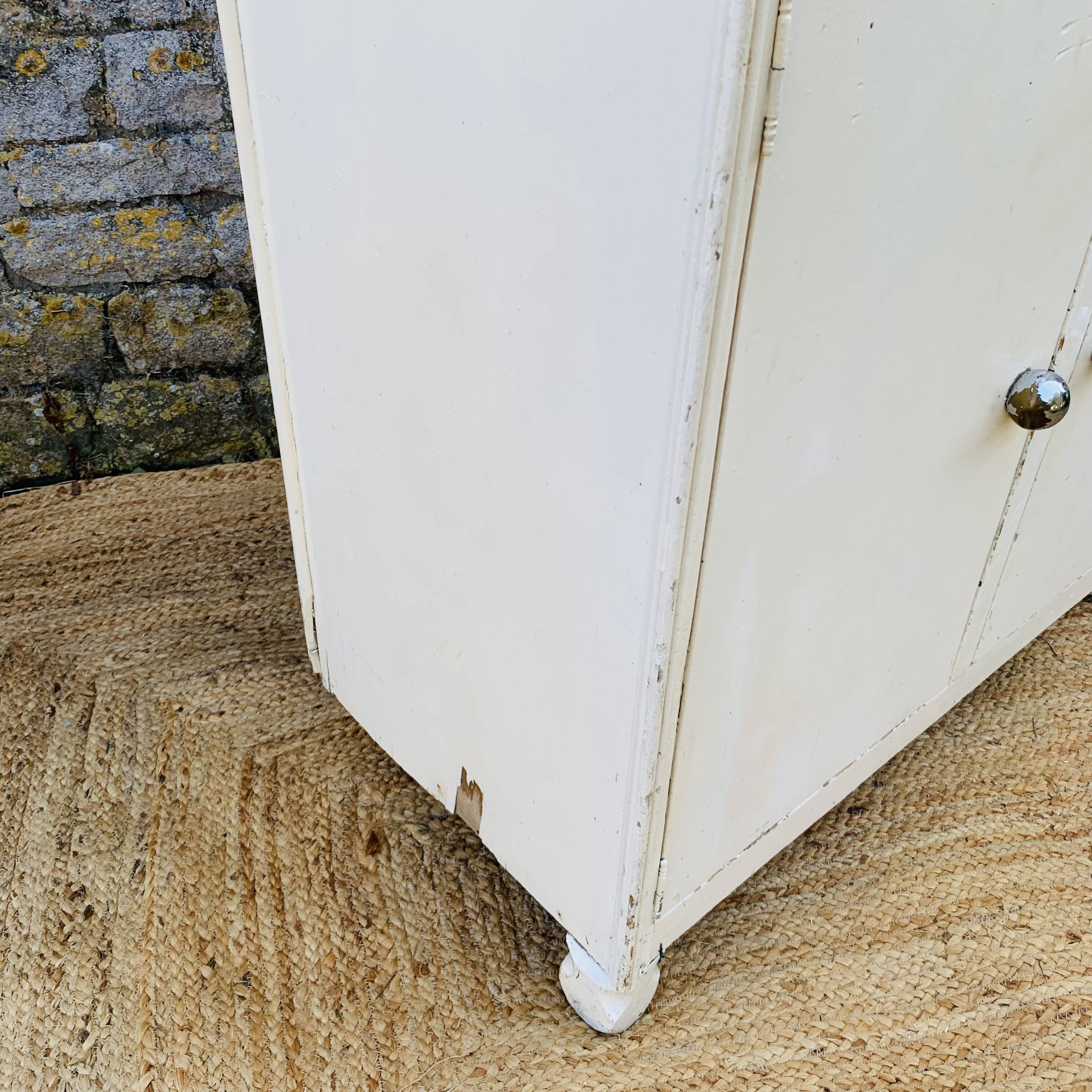 Vintage white sideboard