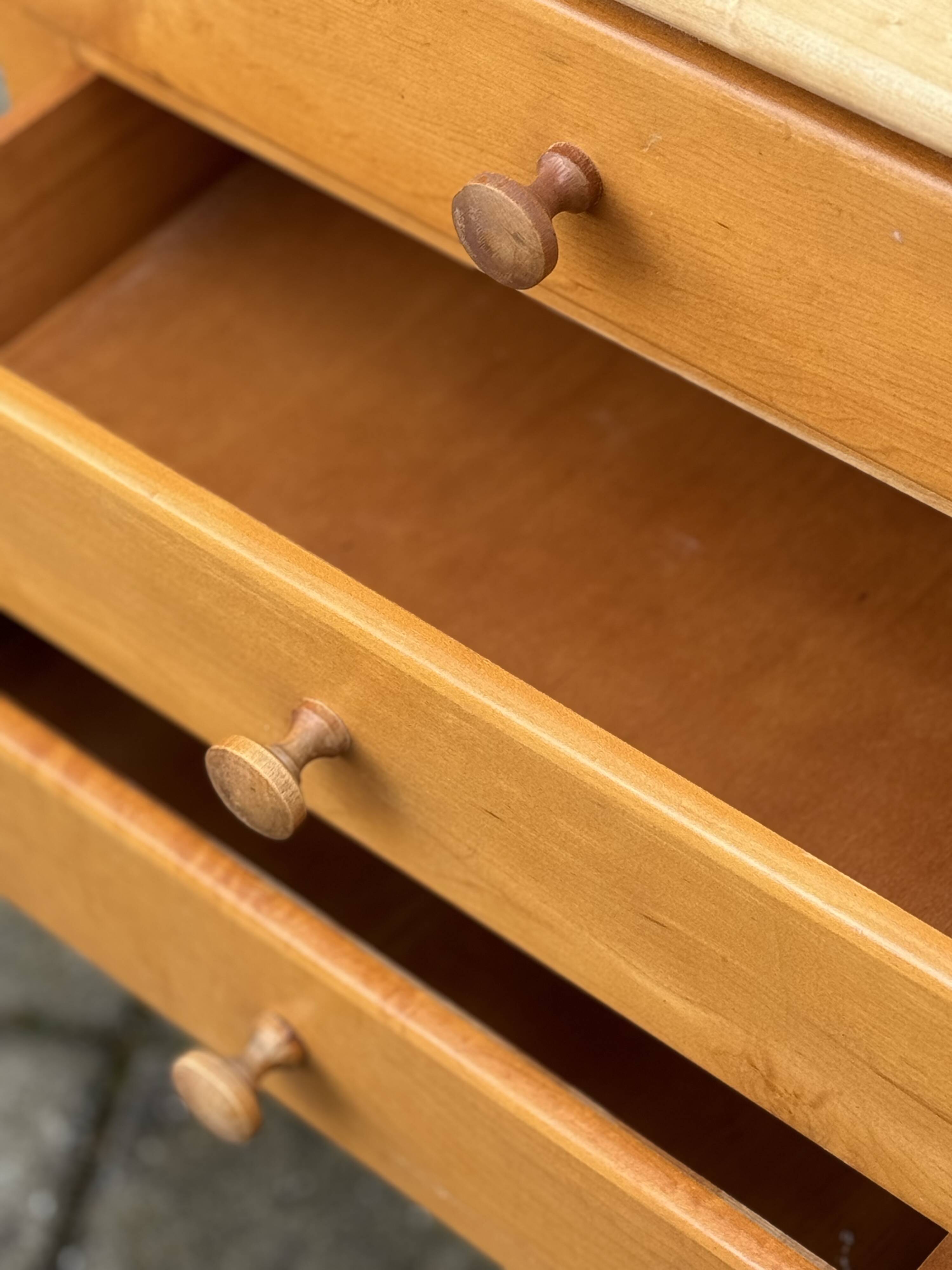 Vintage Pinewood Desk and Chair
