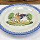 Old rooster hen dish Saint Clément Luneville model Charolles