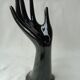Black ring sizer hand
