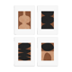 4 geometric art prints. A3 format (29.7x42cm)