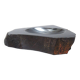 Brutalist Empty Pocket in metal ore 1970s