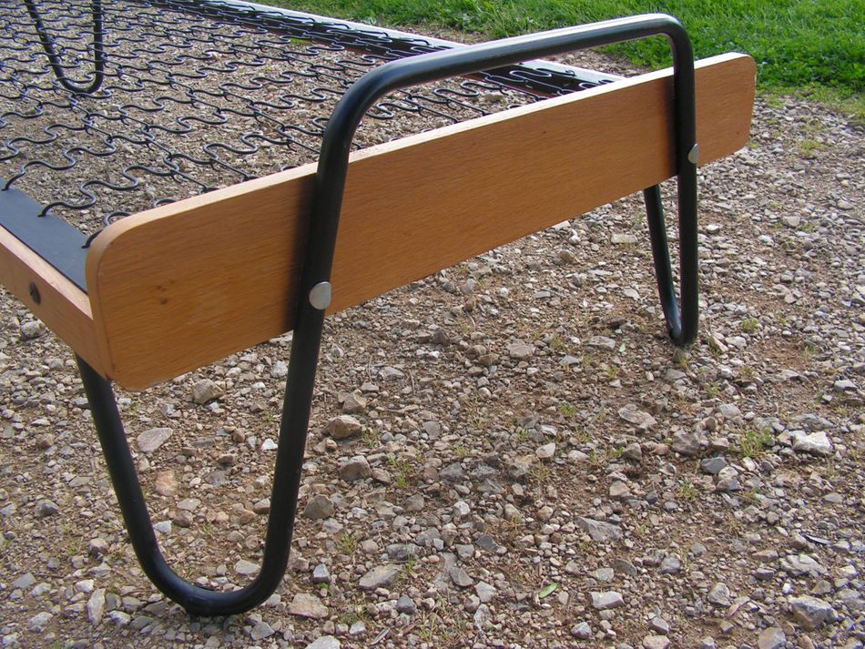 Vintage bed of the years 50