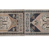 Vintage Turkish Oushak Rug Handwoven 59x200 cm