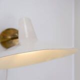 White Cream Articulating Arm Sconce in the style Giuseppe Ostuni
