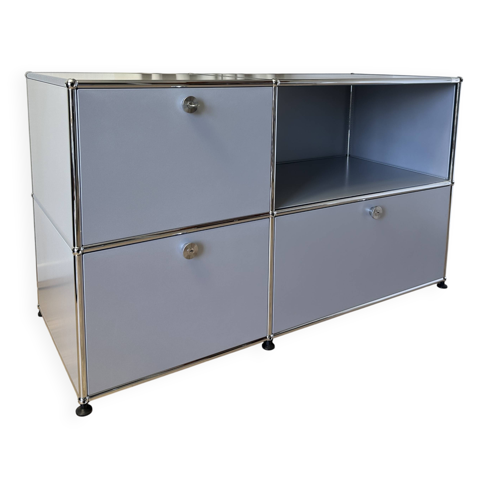 USM Haller Commode in Matte Silver