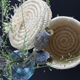 Panier avec couvercle en raphia