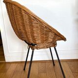 Wicker chair - 1950