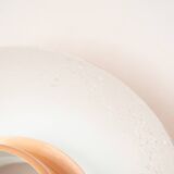 Lampe suspendue en cuivre vintage danoise par Form light, années 1980.