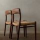 Vintage Danish Teak Dining Chairs Model 75 Niels O. Møller 1950s Set of 4