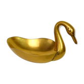 Brass swan catchall
