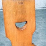 Vintage Belgian Brutalist Pub Café Chair Set by Torck, 1960s, Set of 4