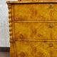 Commode coiffeuse Louis-Philippe en loupe d'orme et frêne - env. 1840-1860