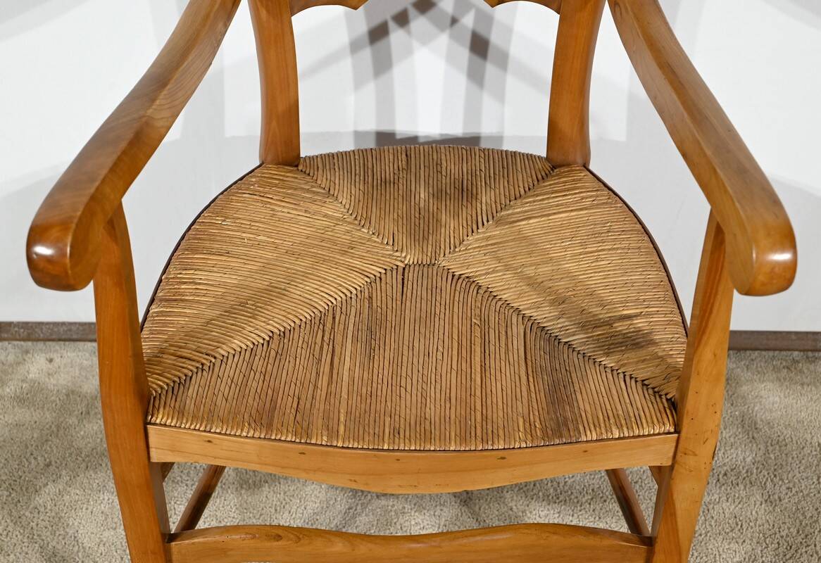 Grand-Mère Armchair in Cherrywood, Louis Philippe style – Late 19th century