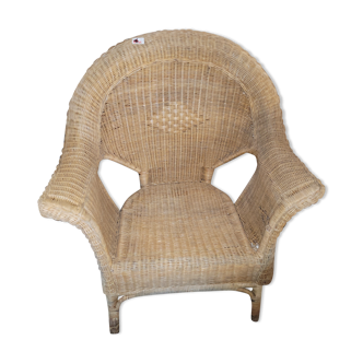 Rattan armchair