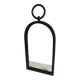 Large Brutalist Wrought Iron Mirror