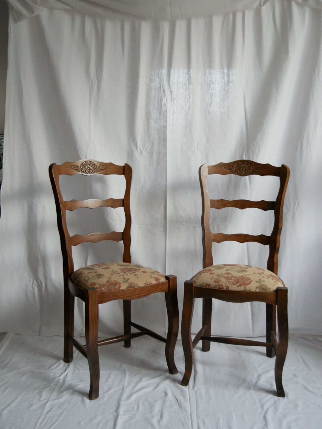 Two antique style Baumann chairs