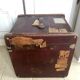 Wooden hat trunk