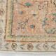 6x10 Peach Beige & Green Soft Wool Vintage Rug, 201x308Cm SK 5621