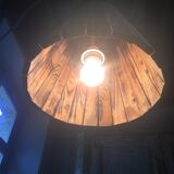 Wooden hanging lamp