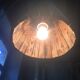 Wooden hanging lamp