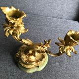 Old bronze candlestick