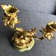 Old bronze candlestick