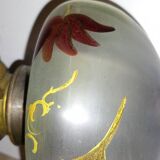 Lampe a huile ancienne peinte à la main