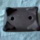 Rectangular cascade bonsai pot unglazed ceramic