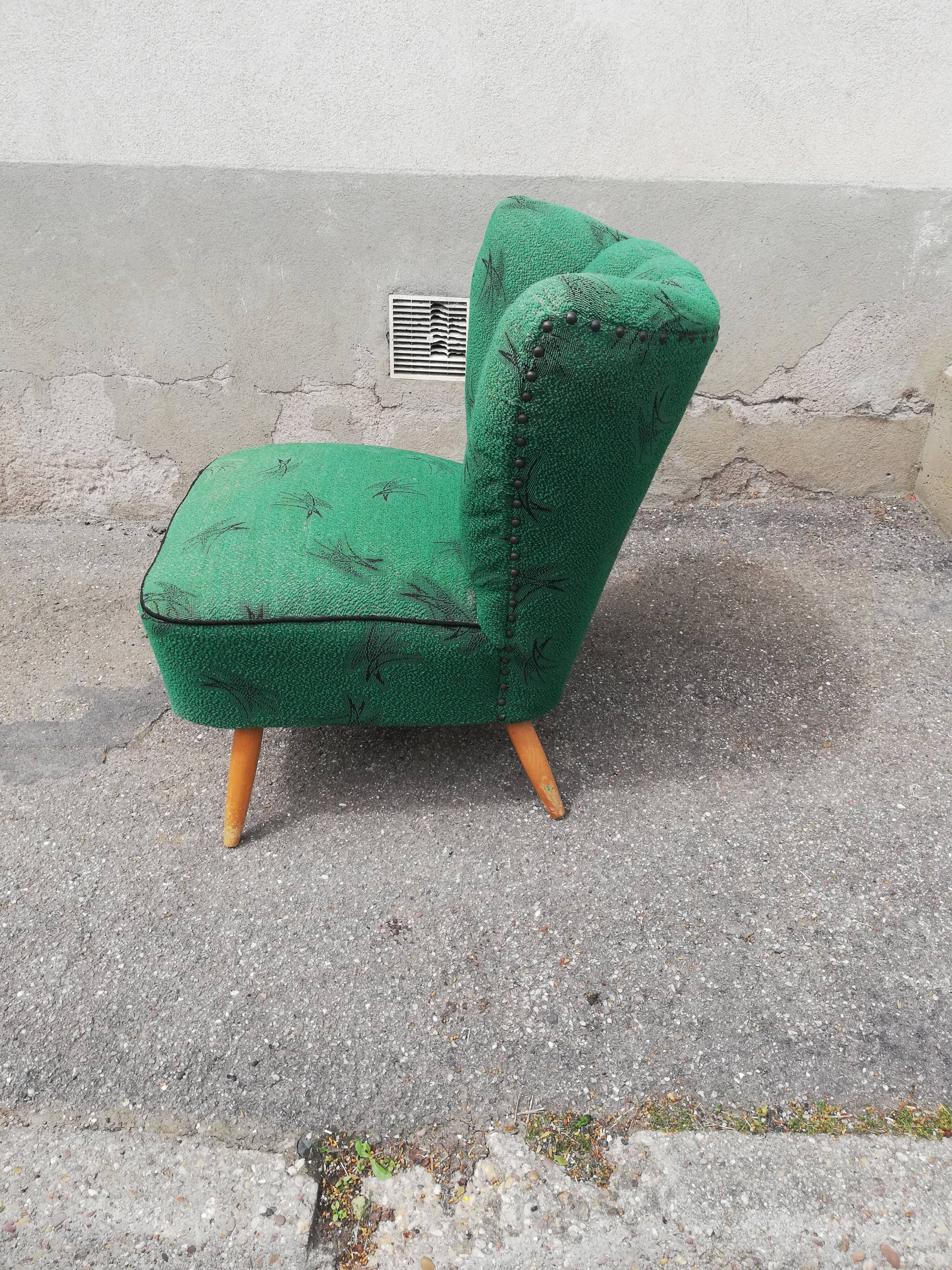 Fauteuil cocktail vert