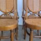 Set of 6 Mid-century Bentwood Cane Dining Chair, Thonet Style, 1970s Yugosl