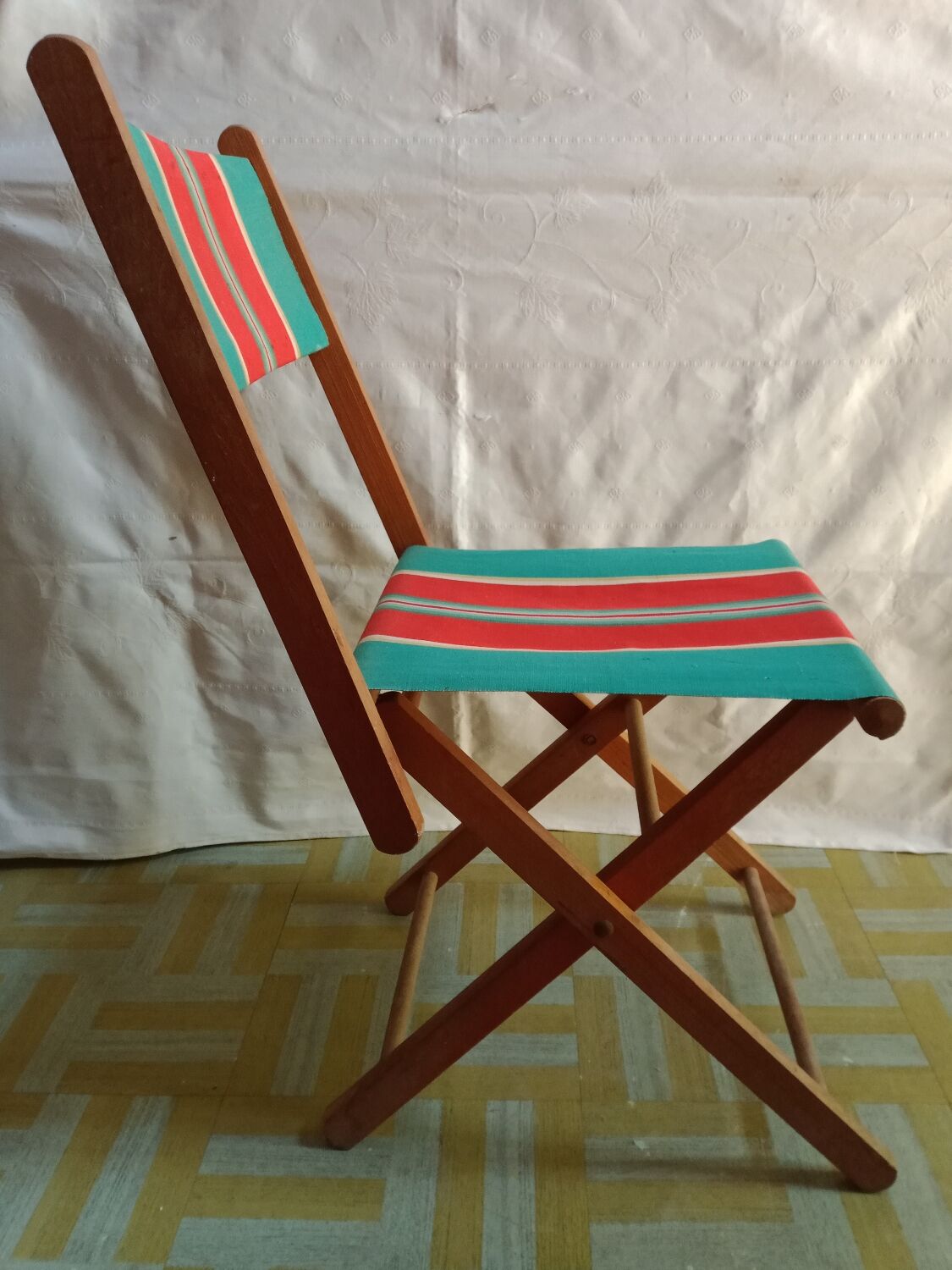 Vintage camping folding chairs