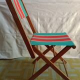 Vintage camping folding chairs
