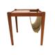 Scandinavian teak magazine rack, S.P Jensen, BRDR Furbo, Sweden, 1960