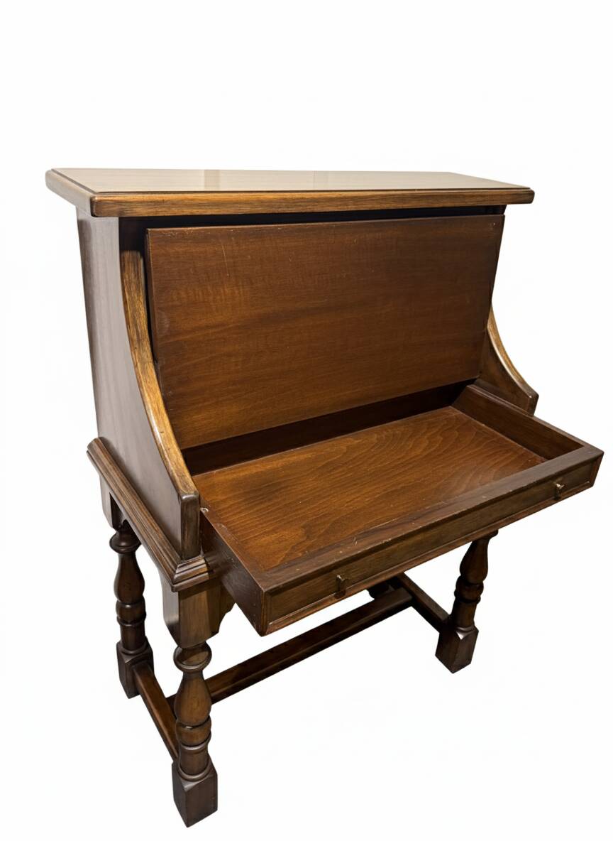 Secrétaire / Bureau de notaire anglais ou néerlandais ancien — vers 1780–1840