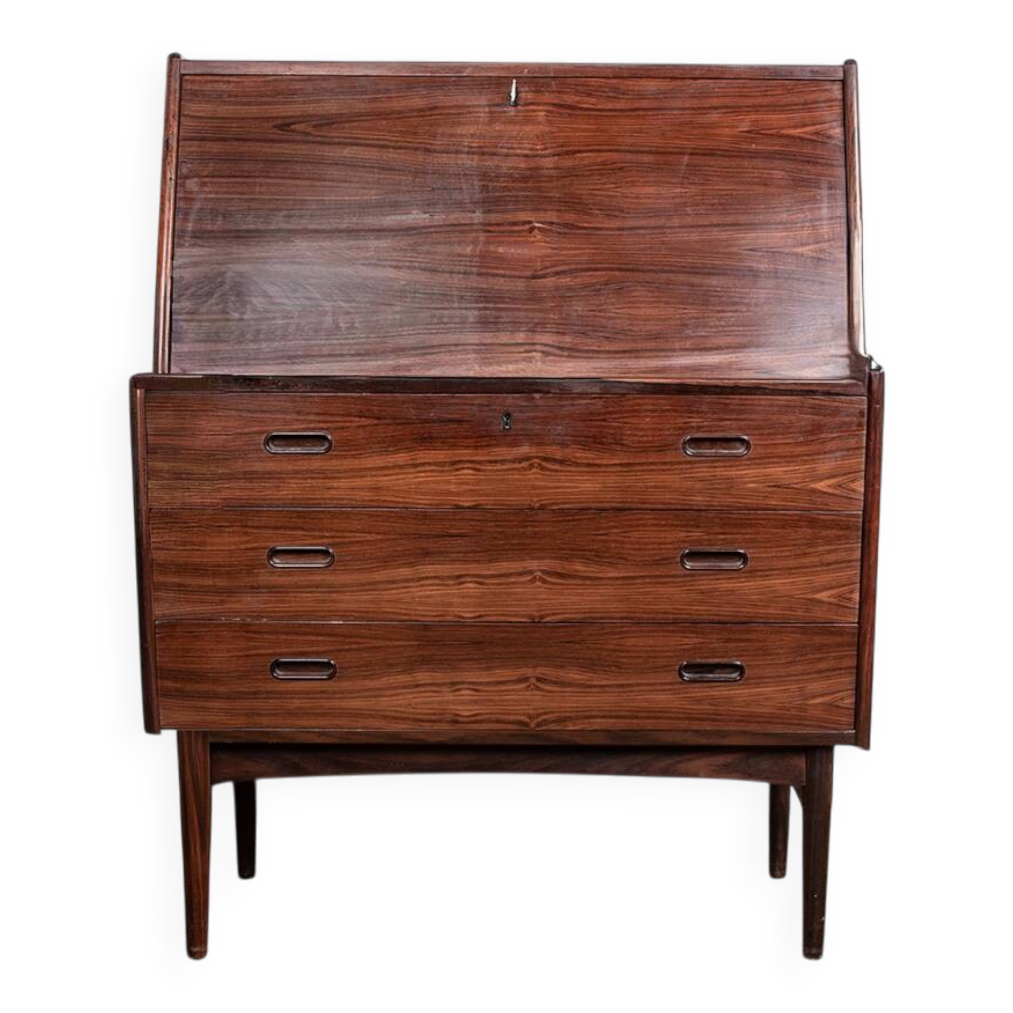 Danish secretary in rosewood model 37 by Arne Wahl Iversen 1960.
