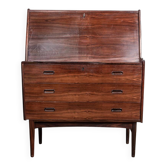 Secrétaire danois en palissandre modèle 37 par Arne Wahl Iversen 1960