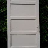 Porte vintage panneautée