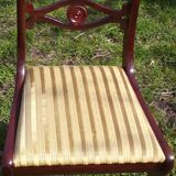 Chaise acajou style anglais