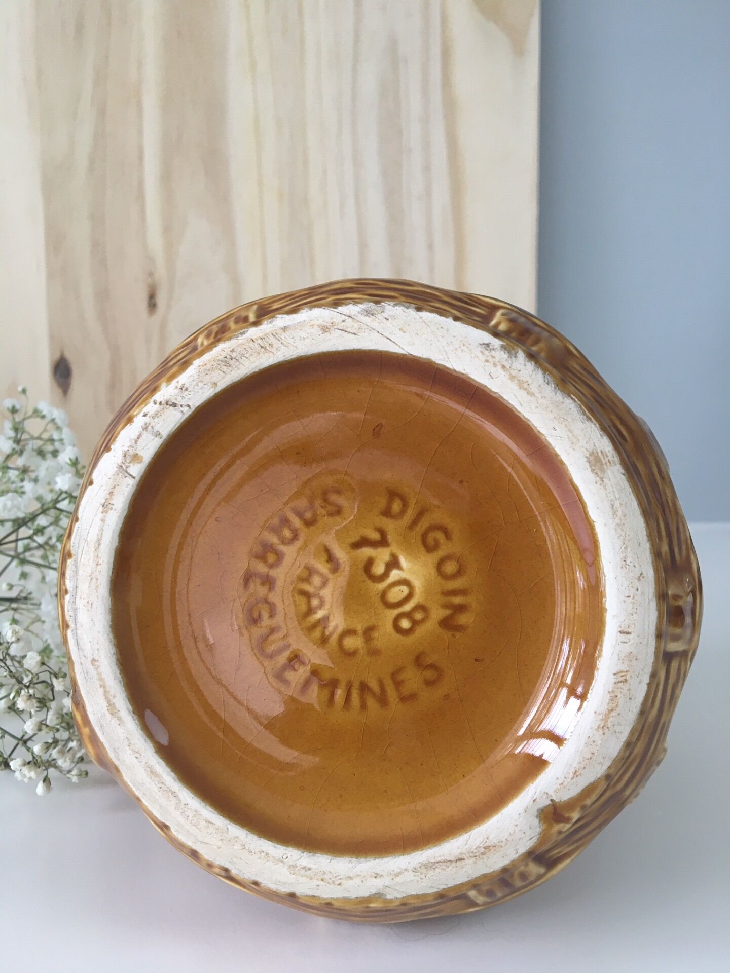 Ceramic pitcher Sarreguemines