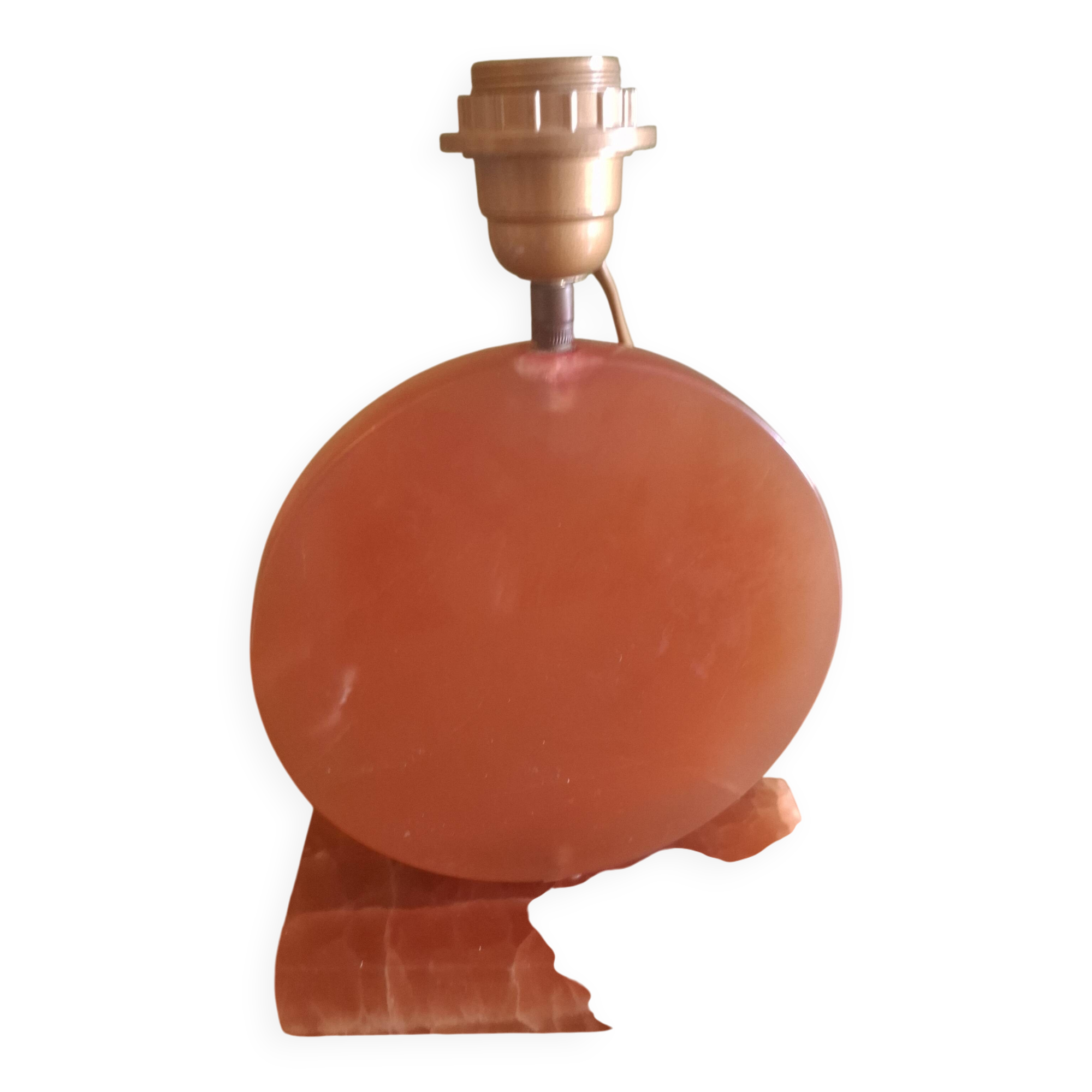 Pied de lampe en onyx, années 80
