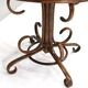 Bistro dining table in bentwood and cane from Alvar Aalto by Thonet