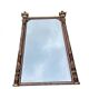 Large antique mirror 144 cm in Empire style - Trumeau or fireplace mirror