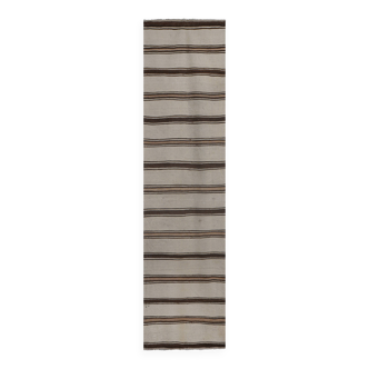 Tapis vintage turc de oushak tissé à la main 78x288 cm